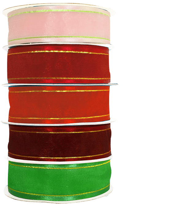 Wstążki szyfonowe ozdobne